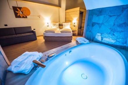 Suite con vasca idromassaggio: Hotel Le Alpi a Livigno