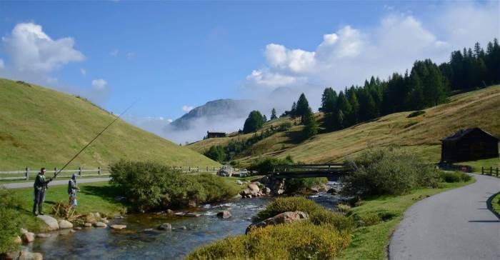 Livigno: paesaggio durante l'estate