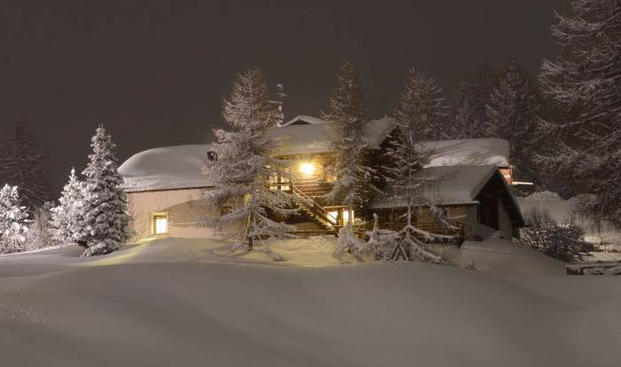 baite innevate a Livigno